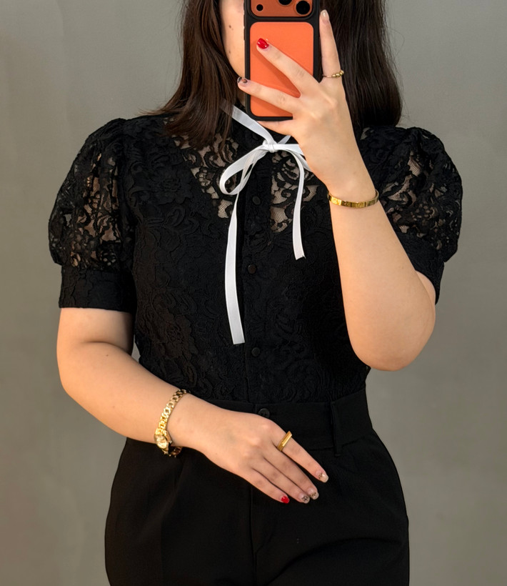 شومیز دانتل ترانه کد ۶۱۷۲