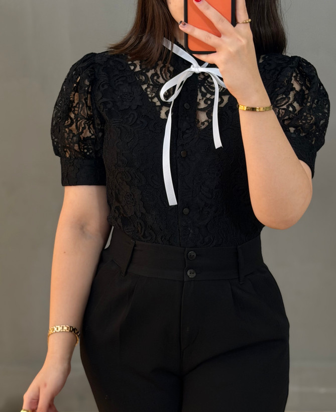 شومیز دانتل ترانه کد ۶۱۷۲